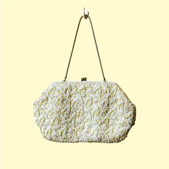 Stunning Vintage Hand-beaded Evening bag! EUC! - Picture 1 of 6
